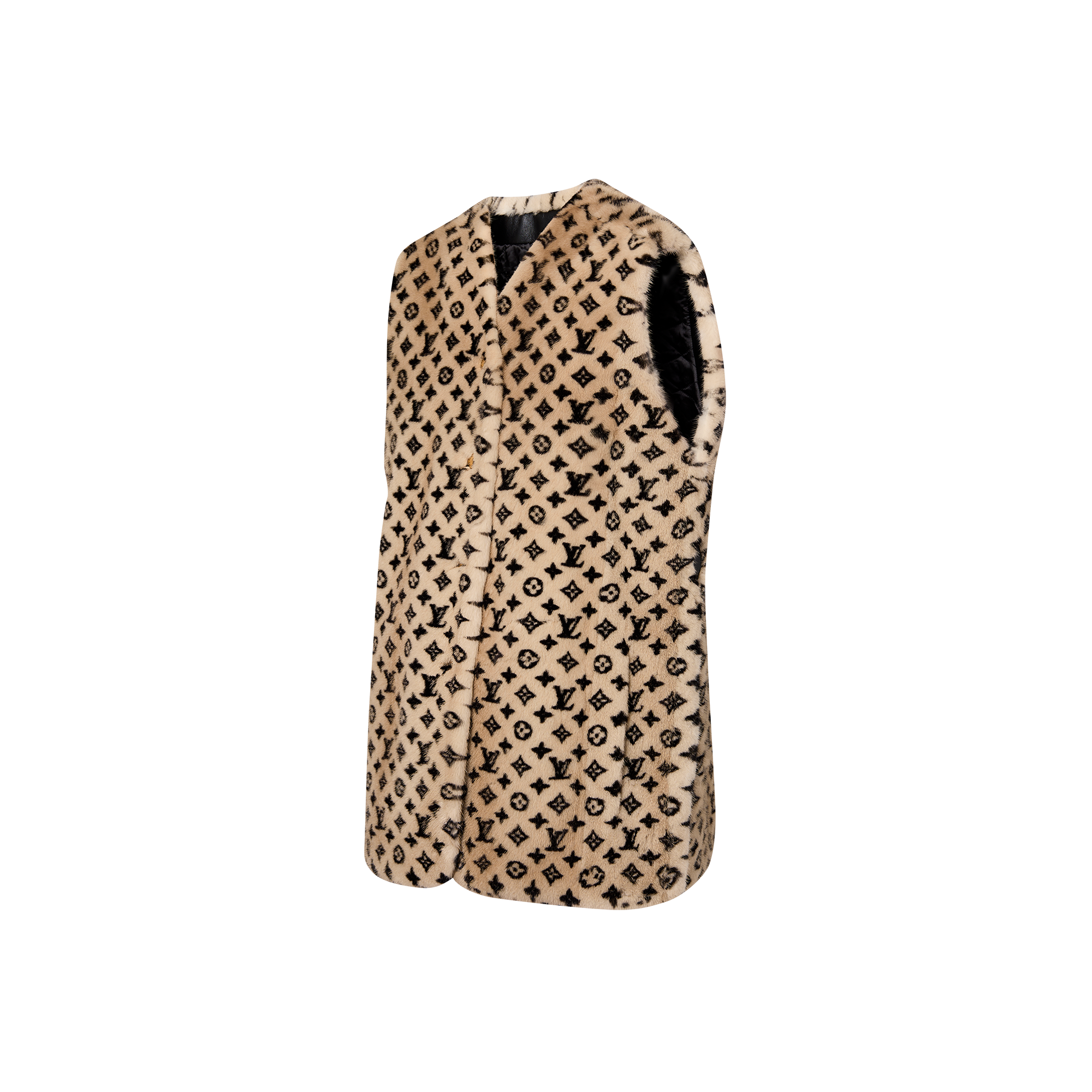 Sleeveless Monogram Mink Jacket Women ReadytoWear LOUIS VUITTON